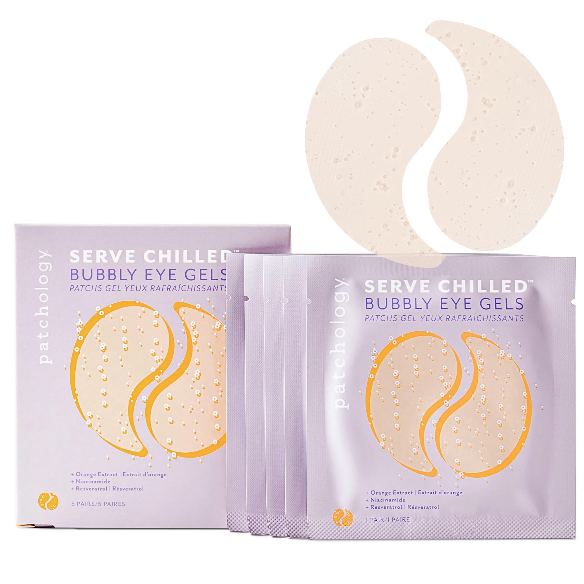 Chilled Bubbly Eye Gels with Niacinamide and Vitamin C for Deep Hydration and Brightening
| Hydrating Under Eye Patches